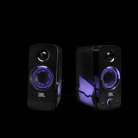 Experience Epic Gaming Sound with JBL Quantum Duo Noir PC Speakers