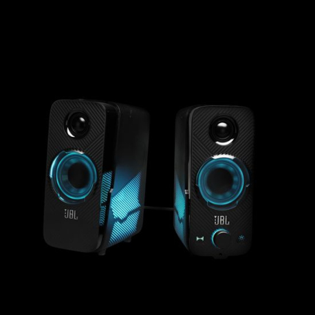 Experience Epic Gaming Sound with JBL Quantum Duo Noir PC Speakers