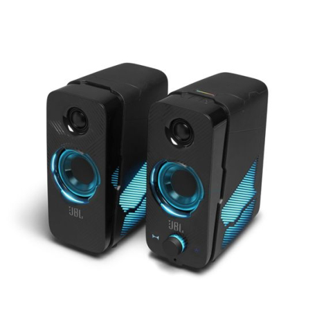 Experience Epic Gaming Sound with JBL Quantum Duo Noir PC Speakers