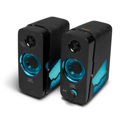 Experience Epic Gaming Sound with JBL Quantum Duo Noir PC Speakers