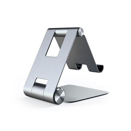 R1 Aluminum Hinge Holder Foldable Stand Space Gray