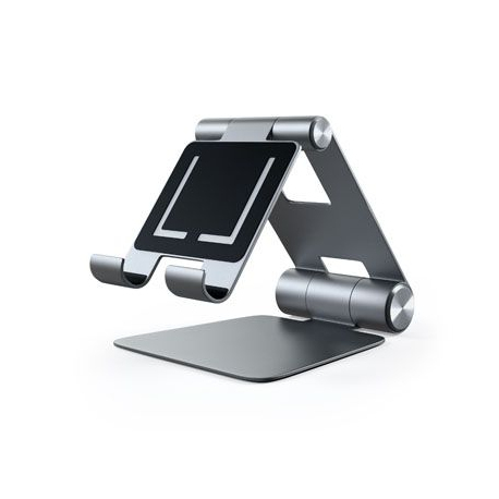 R1 Aluminum Hinge Holder Foldable Stand Space Gray