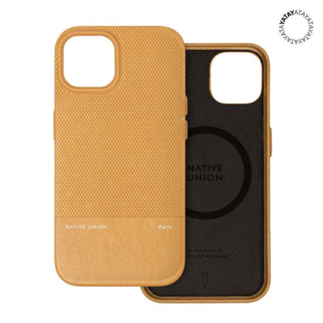 Eco-Friendly iPhone 15 Case with Built-in Magnets - (RE)CLASSIC iPhone 15 Kraft