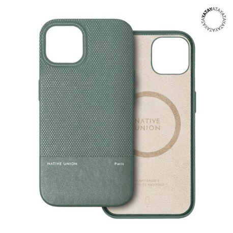 (RE)CLASSIC iPhone 15 Vert : Coque Éco-responsable