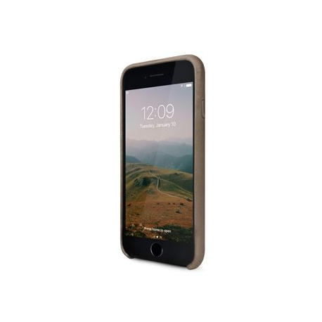 Coque iPhone 7/8 en Cuir Décontracté - Taupe