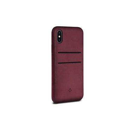 Coque RelaxedLeather iPhone X/XS - Bordeaux