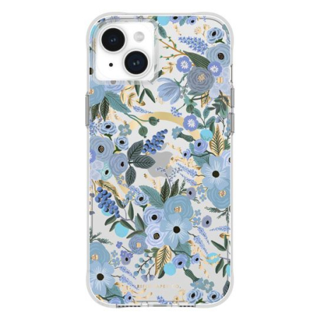 Coque Rifle Paper Garden Party MagSafe iPhone 15 Plus Bleu