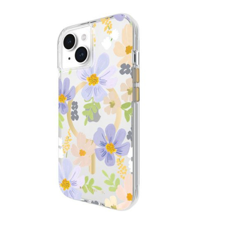 Coque MagSafe Rifle Paper Petite Marguerite pour iPhone 15, 14, 13