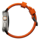 Bracelet Robuste pour Apple Watch V2 - Noir/Orange (42/44/45/49mm)