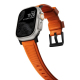 Bracelet Robuste pour Apple Watch V2 - Noir/Orange (42/44/45/49mm)