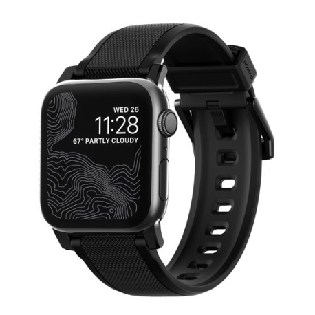 Bracelet Rugged pour Apple Watch 42/44/45/49mm Noir