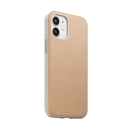 Coque Rigide iPhone 12 Mini - Cuir Naturel