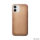 Rugged iPhone 12 Mini Case - Natural Leather