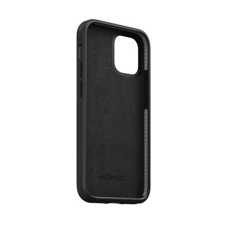 Rugged Leather Case for iPhone 12 Mini - Black