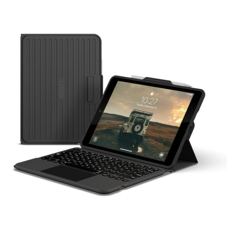 Rugged Folio Clavier iPad 10.2 (2019/20/21 - 7/8/9ème gen) Noir