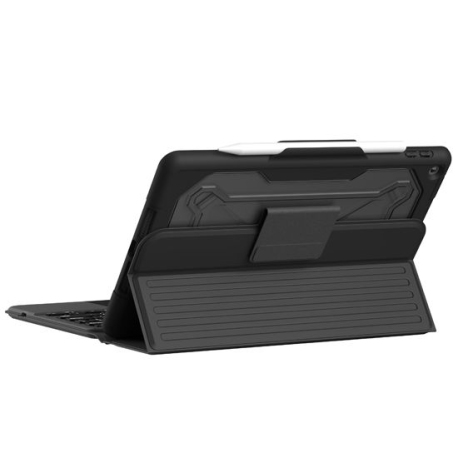 Rugged Folio iPad Keyboard 10.2 (2019/20/21 - 7th/8th/9th Gen) Black