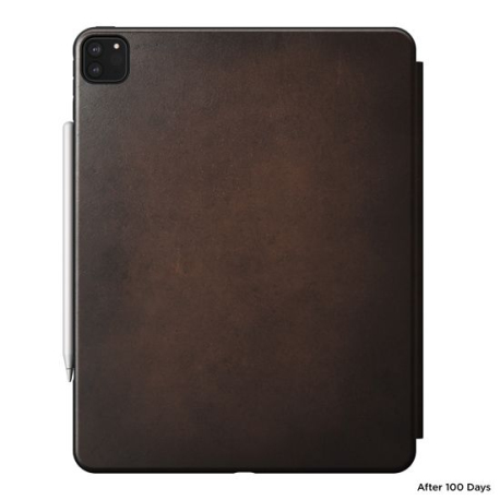 Étui Folio Rugged en Cuir Marron pour iPad Pro 11 (2020 - 2ème Génération)