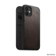 Rugged Folio iPhone 12 Mini Marron en Cuir