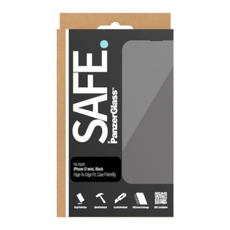 SAFE. by PanzerGlass™ iPhone 12 Mini - Protecteur d'écran Ultra-Wide Fit