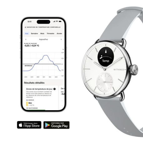 ScanWatch 2 38mm White: Next-Gen Hybrid Smartwatch