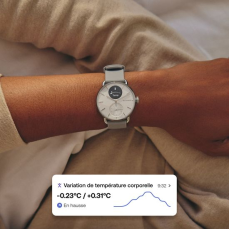 ScanWatch 2 38mm White: Next-Gen Hybrid Smartwatch