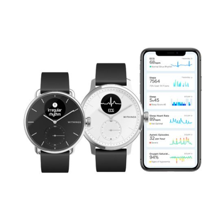 Scanwatch 38mm Black: Hybrid Connected Watch