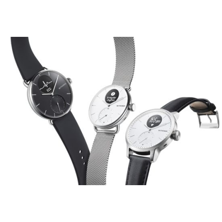 Scanwatch 38mm Black: Hybrid Connected Watch