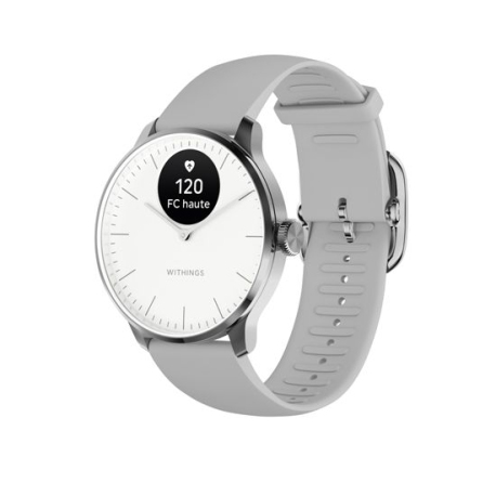 ScanWatch Light Blanche - Montre Connectée Hybride de Nouvelle Génération