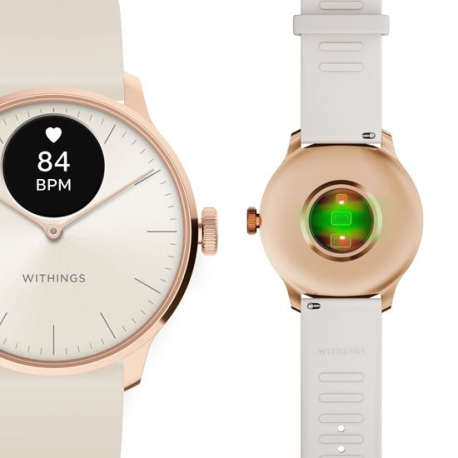 ScanWatch Light Rose Gold - Hybrid Smartwatch for Health and Style