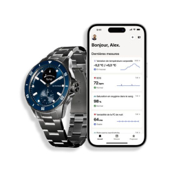 ScanWatch NOVA 42mm Blue - Next-Gen Hybrid Smartwatch