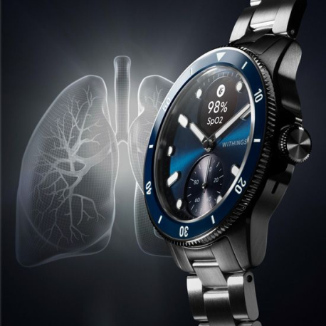 ScanWatch NOVA 42mm Bleu - Montre Connectée Hybride Nouvelle Génération