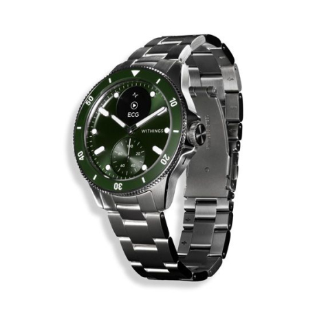 ScanWatch Nova 42mm Verte Montre Connectée Hybride