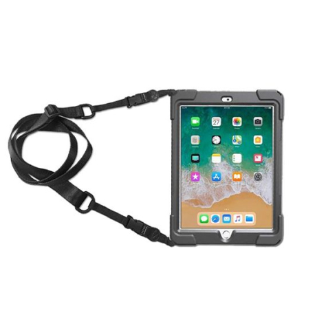 Coque Sécurité Rotative pour iPad 9.7 (2017/18 - 5e/6e Gén), Noir Polybag