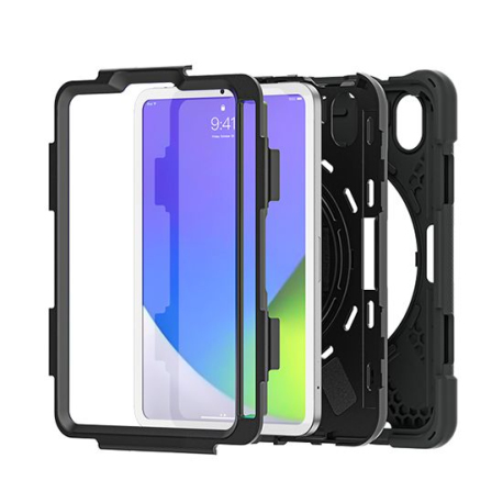 Coque Rotative Noire iPad Mini 6 - Polybag