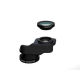 SELFIES 3-IN-1 LENS pour iPhone 5/5S/SE Noir