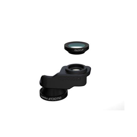 SELFIES 3-IN-1 LENS pour iPhone 5/5S/SE Noir