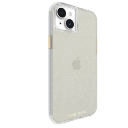 Sheer Crystal iPhone 15 Plus Champagne Case