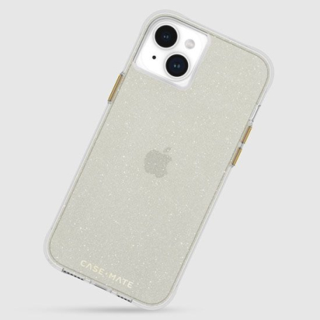 Sheer Crystal iPhone 15 Plus Champagne Case