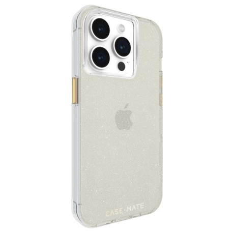 Sheer Crystal Champagne Case for iPhone 15 Pro