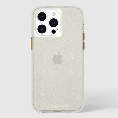 Coque Élégante Transparente pour iPhone 15 Pro Max - Champagne