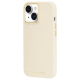 Coque Beige en Silicone MagSafe pour iPhone 15/14/13