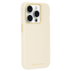 Coque Silicone MagSafe iPhone 15 Pro - Beige