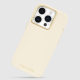 Coque Silicone MagSafe iPhone 15 Pro - Beige