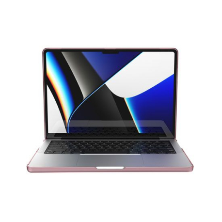 Coque Smartshell MacBook Pro 14" Rose Cristal