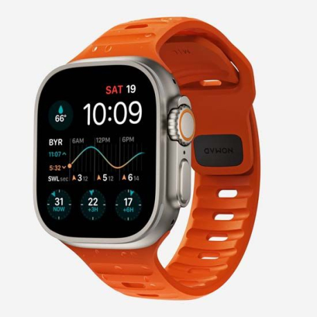 Bracelet Sport 42/44/45/49mm Ultra Orange pour Apple Watch