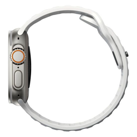 Bracelet Sport Nomad Silicone LSR 42/44/45/49mm - Blanc