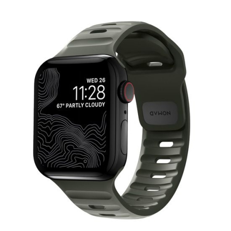 Sport Strap V2 42/44/45/49mm Vert pour Apple Watch