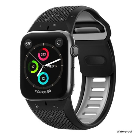 Bracelet Sport V2 Noir pour Apple Watch