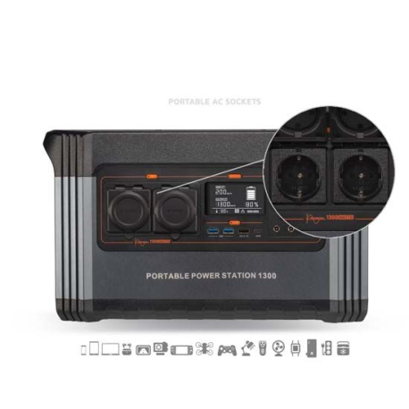 Station portable Xtreme Power 1300 Noir/Orange