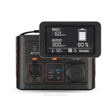 Station portable Xtreme Power 300 Noir/Orange